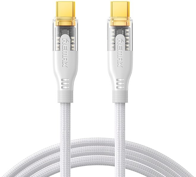Кабель REMAX Fast charging for Type-C-Type-C, RC-C170 C-C, 1200 mm, белый, 60W