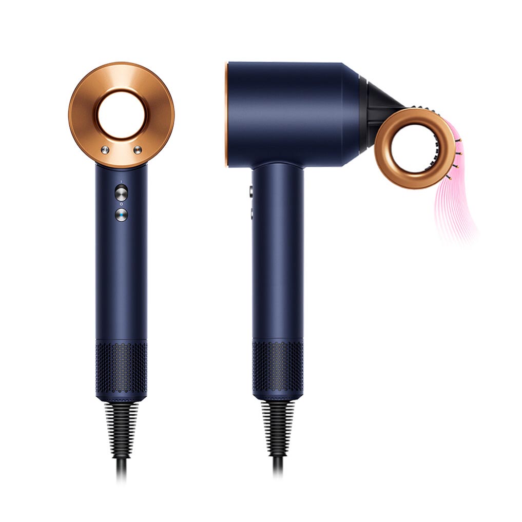 Фен Dyson Supersonic HD07 EU, Prussian Blue/Bright Copper