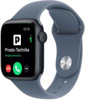 Apple Watch SE 3 40mm Midnight Sport Band Anchor Blue M/L