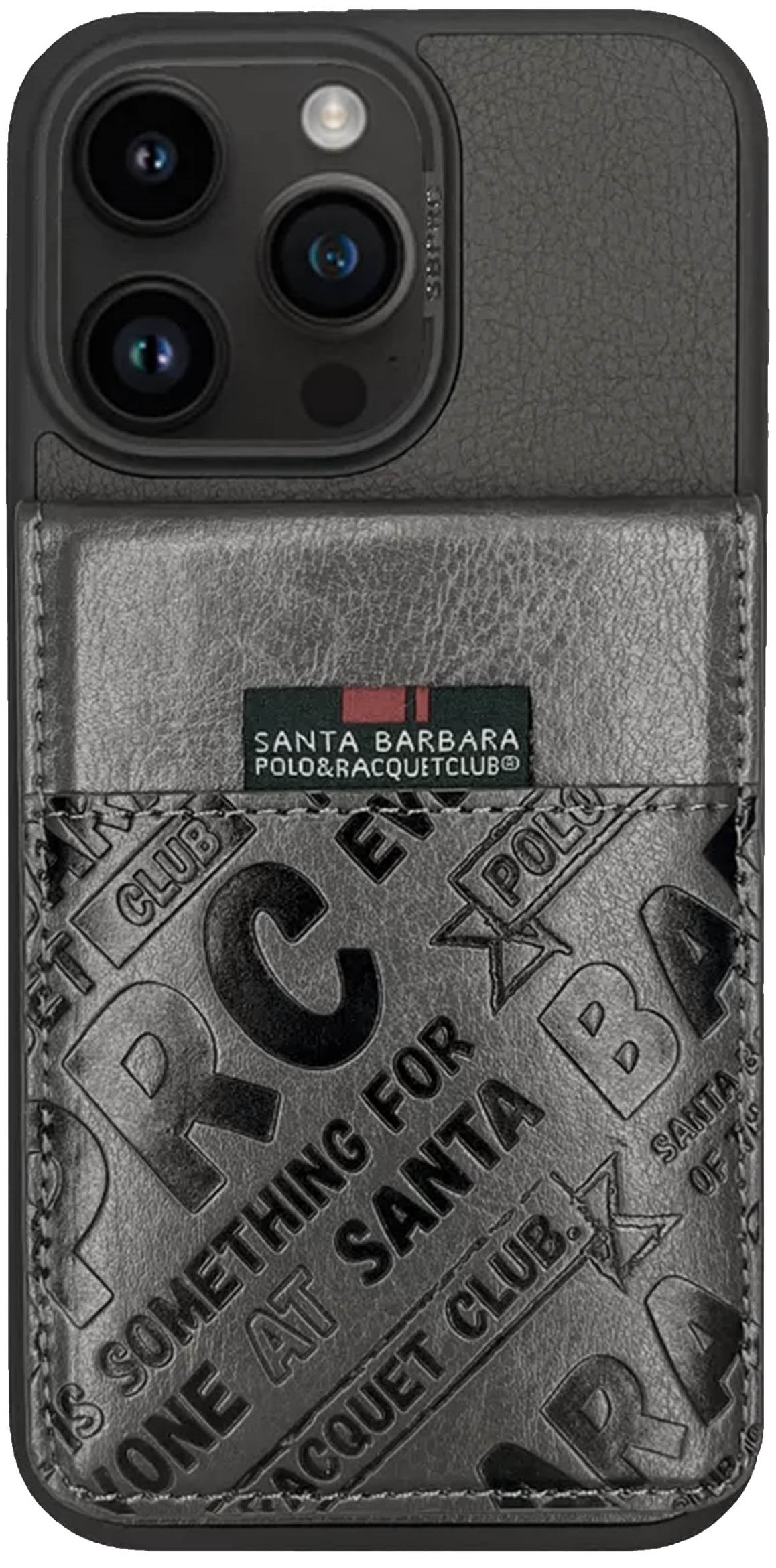 Чехол Santa Barbara Polo & Racquet Club Hulda для смартфона Apple iPhone 15 Pro, серый