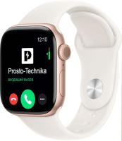 Apple Watch S11 46mm Rose Gold Sport Band Starlight M/L