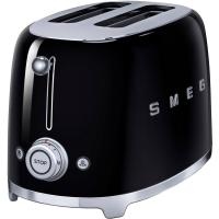 Тостер на 2 ломтика, Чёрный Smeg TSF01BLEU