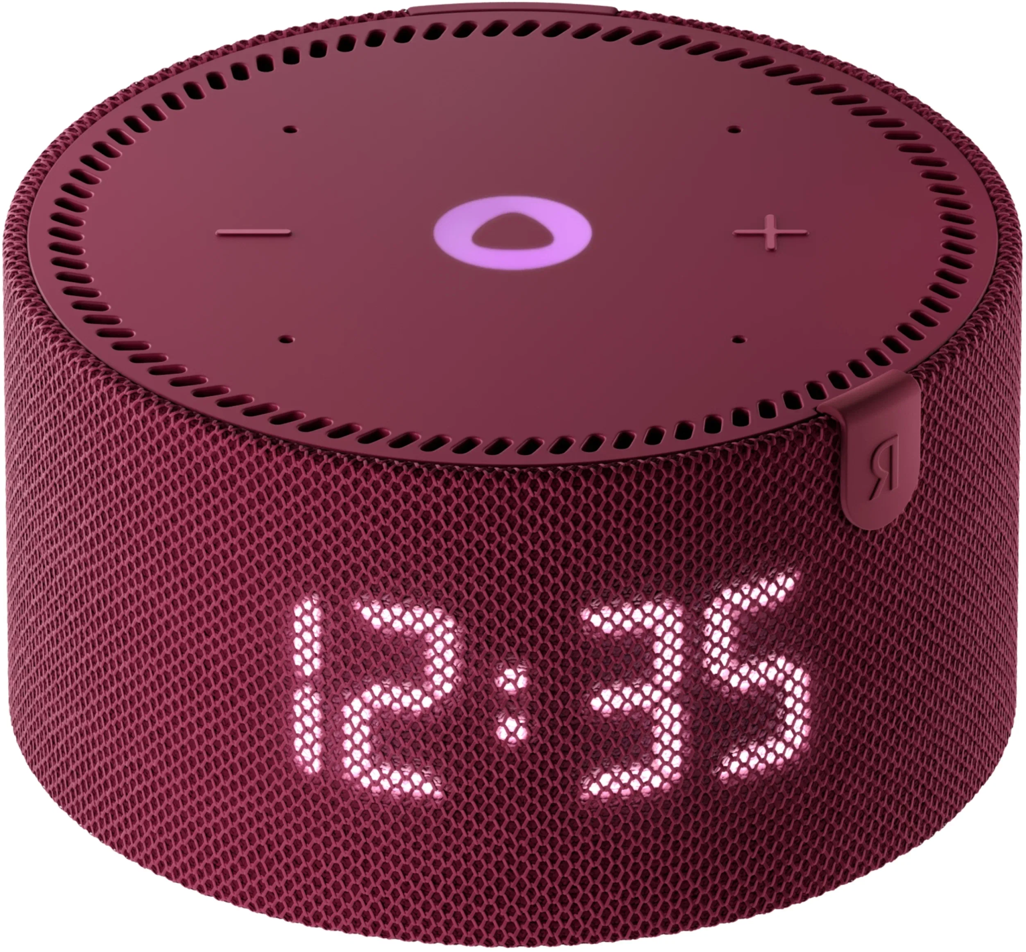 Умная колонка Яндекс Станция Мини 2 (с часами) Красный Гранат