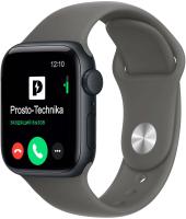 Apple Watch SE 3 40mm Midnight Sport Band Stone Gray S/M
