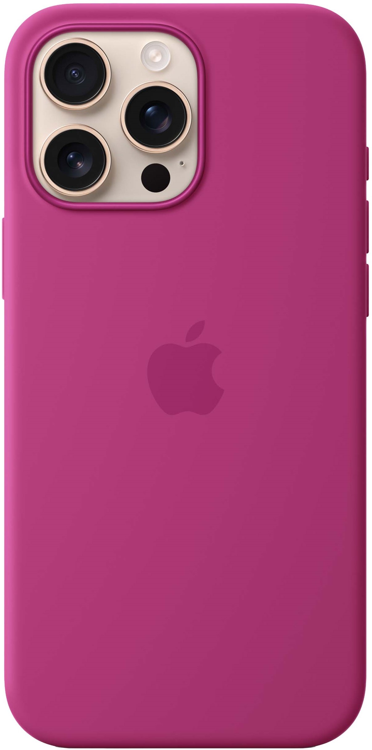 iPhone 16 Pro Max Silicone Case with MagSafe - Fuchsia