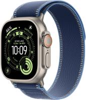 Умные часы Apple Watch Ultra 3, 49 мм, Natural Titanium Bright Blue Trail Loop S/M