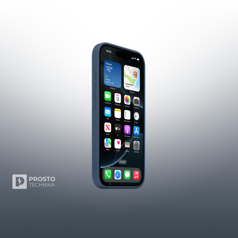 Apple iPhone 16 Pro Max  Silicone Case with MagSafe - Denim