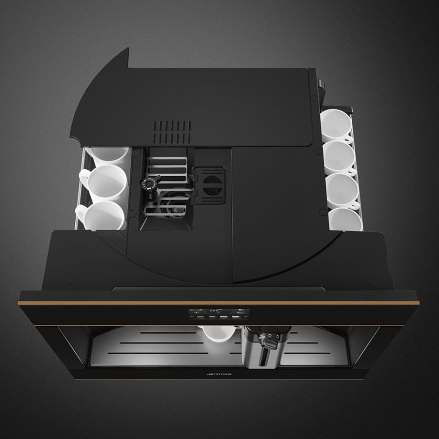 Встраиваемая кофемашина SMEG CMS4604NRRU черный