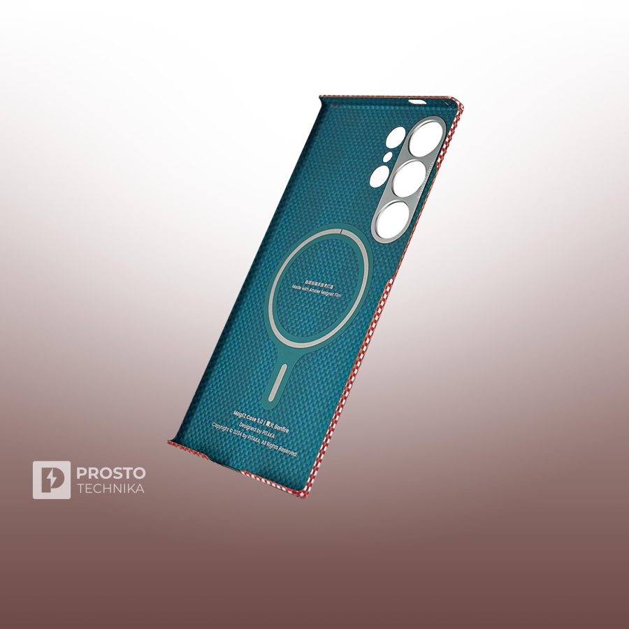 Чехол Pitaka  MagEZ Aramid Fiber Cases Samsung Galaxy S24 Ultra (6,8 "), Bonfire