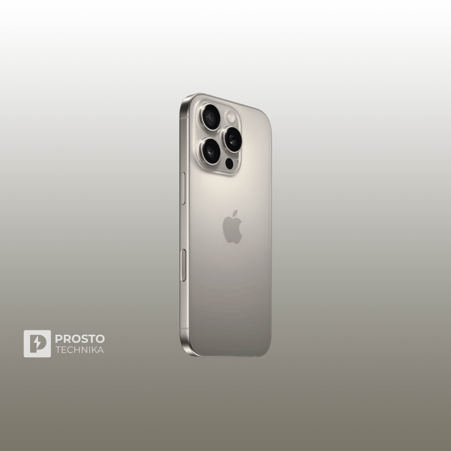 Смартфон Apple iPhone 16 Pro 128Gb Dual Sim Natural Titanium