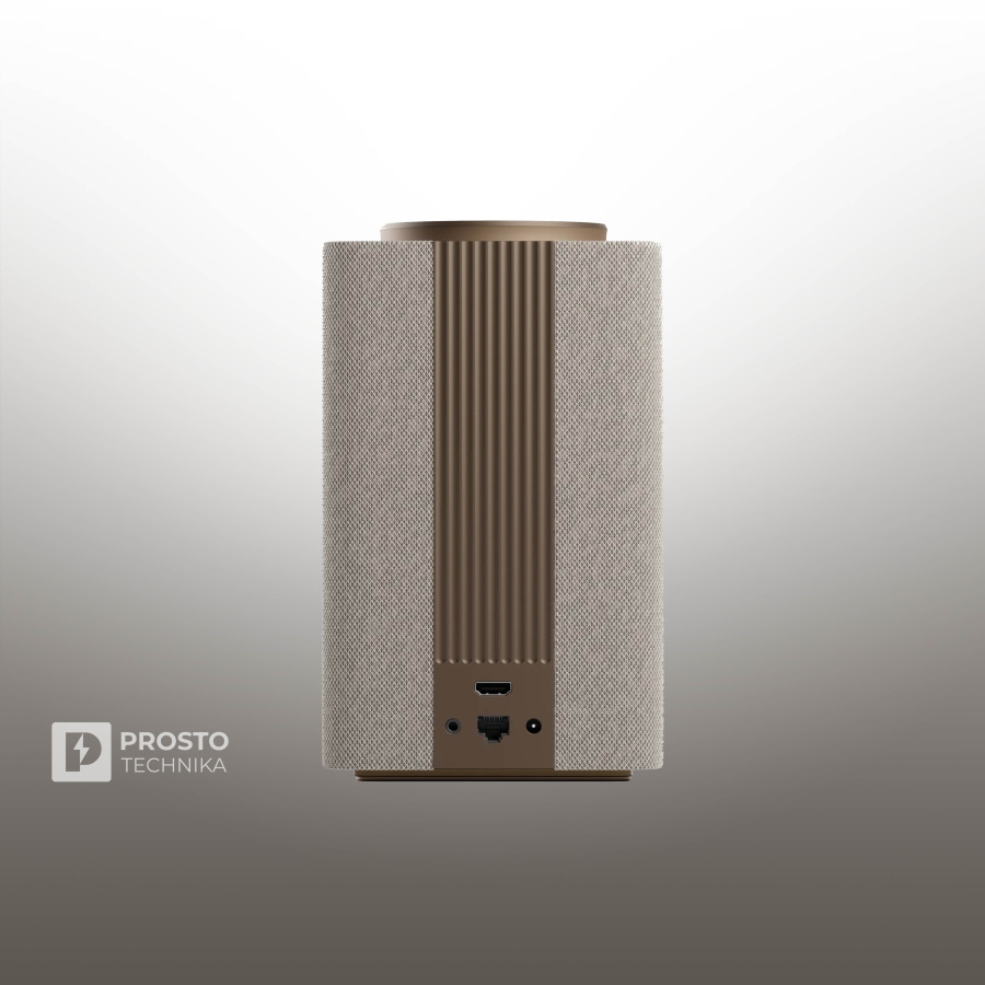 Умная колонка Яндекс Станция Макс c Алисой с Zigbee, бежевый