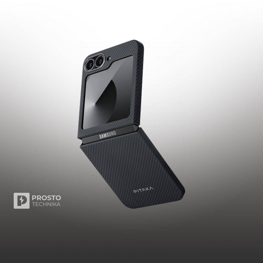 PITAKA MAGEZ CASE 5 для SAMSUNG Z FLIP 6 - BLACK/GRAY