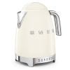 Электрический чайник SMEG KLF04CREU с регулировкой температуры 1,7 л, 2400 Вт, кремовый глянцевый