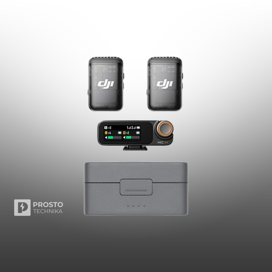 Беспроводной микрофон DJI Mic 2 (2 TX + 1 RX + Charging Case)