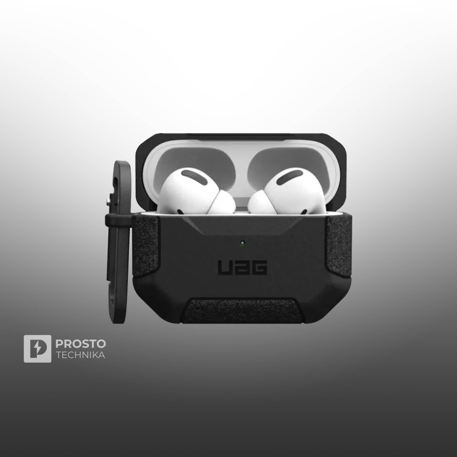 Чехол Urban Armor Gear (UAG) Scout Case для AirPods Pro/Pro 2, цвет Черный
