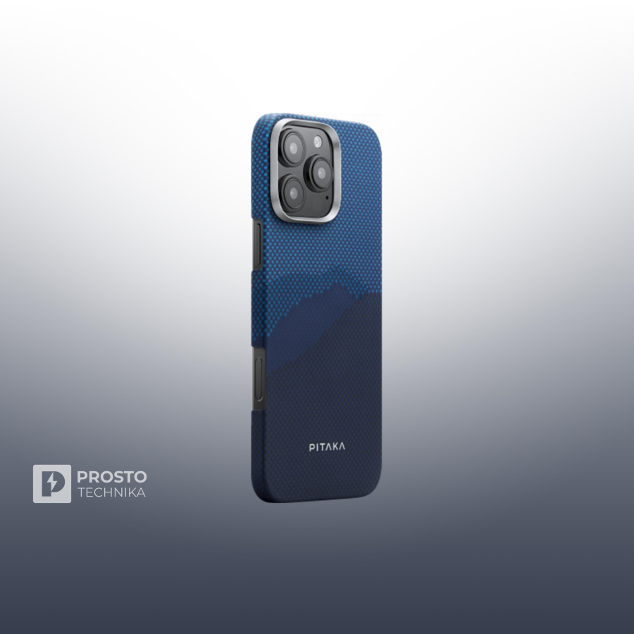 Чехол Pitaka Tactile Woven Ultra Slim  Case для iPhone 16 Pro Max - Over the horizon