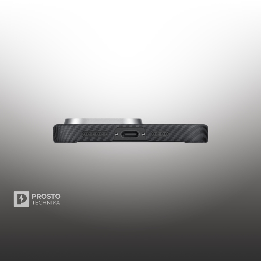 Чехол Pitaka Ultra Slim Case для iPhone 16 Pro - Black/GREY