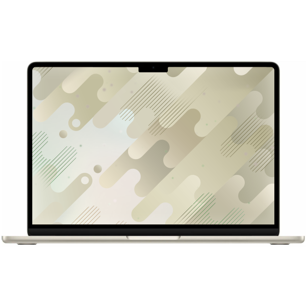 Ноутбук Apple MacBook Air 13" (M3, 8C CPU, 10C GPU, 2024) 16 ГБ, 512 ГБ SSD, Starlight MXCU3, английская раскладка