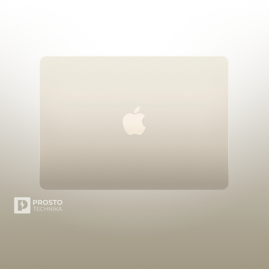 Ноутбук Apple MacBook Air 13" (M4, 10C CPU, 10C GPU, 2025) 16 ГБ, 512 ГБ SSD, Starlight MW103, английская раскладка