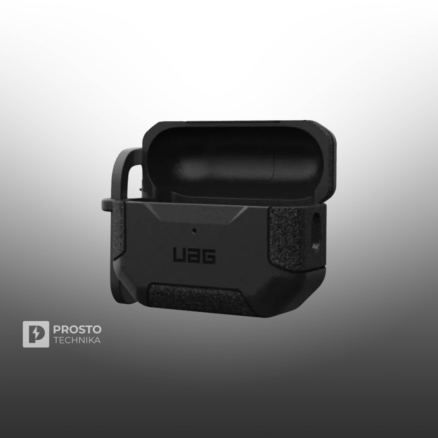 Чехол Urban Armor Gear (UAG) Scout Case для AirPods Pro/Pro 2, цвет Черный