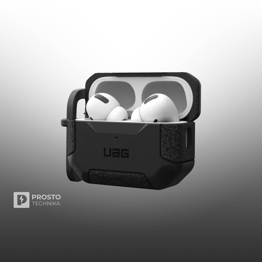 Чехол Urban Armor Gear (UAG) Scout Case для AirPods Pro/Pro 2, цвет Черный