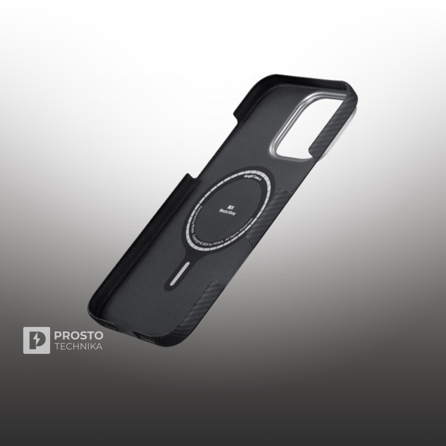 Чехол Pitaka Ultra Slim Case для iPhone 16 Pro - Black/GREY