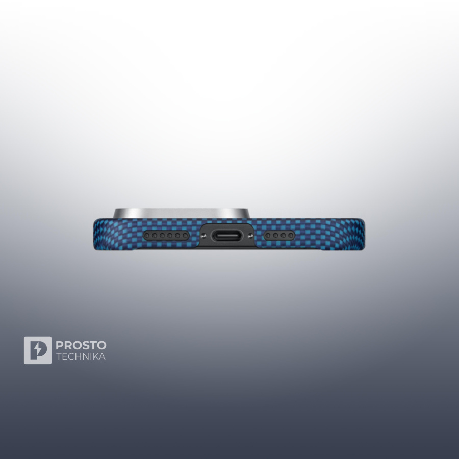 Чехол Pitaka Tactile Woven Ultra Slim Case For iPhone 16 Pro - Milky way galaxy