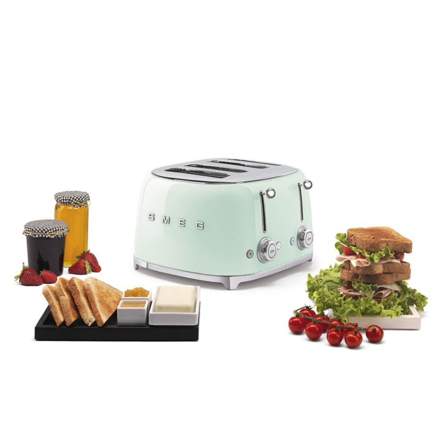 Тостер Smeg TSF03PGEU пастельный зеленый