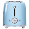 Тостер на 2 ломтика, Голубой Smeg TSF01PBEU