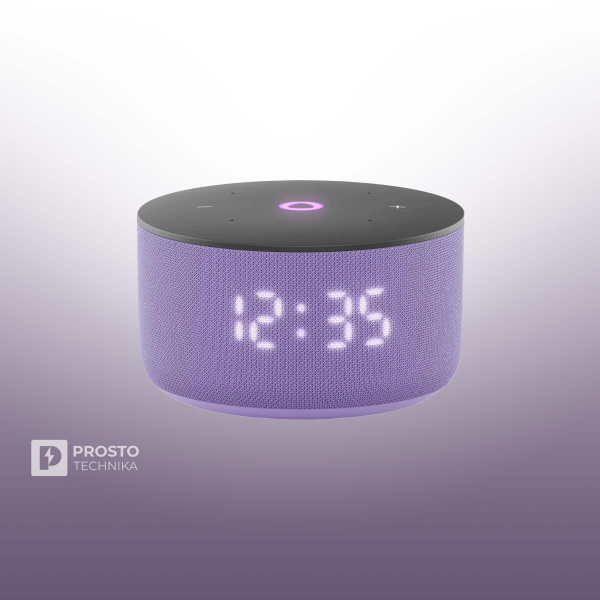 Яндекс Станция Мини 3 (с часами) лиловая