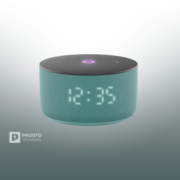 Яндекс Станция Мини 3 (с часами) бирюзовая