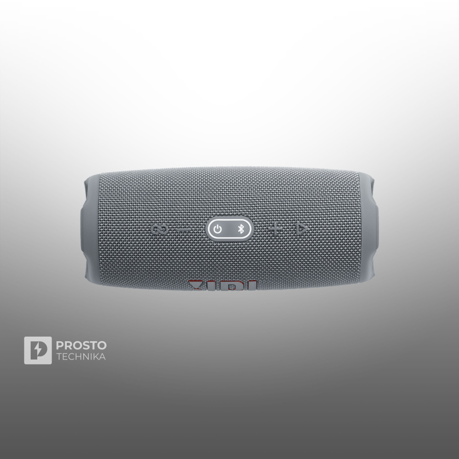 Портативная акустика JBL Charge 5, 40 Вт, серый