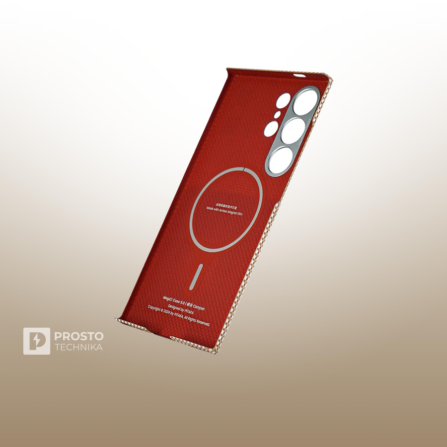 Чехол Pitaka MagEZ Aramid Fiber Cases Samsung Galaxy S24 Ultra (6,8 "), Canyon