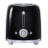 Тостер на 2 ломтика, Чёрный Smeg TSF01BLEU