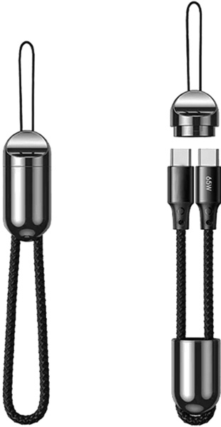 Кабель REMAX for Type-C-Type-C, RC-C140a, 120 mm, черный, 65W