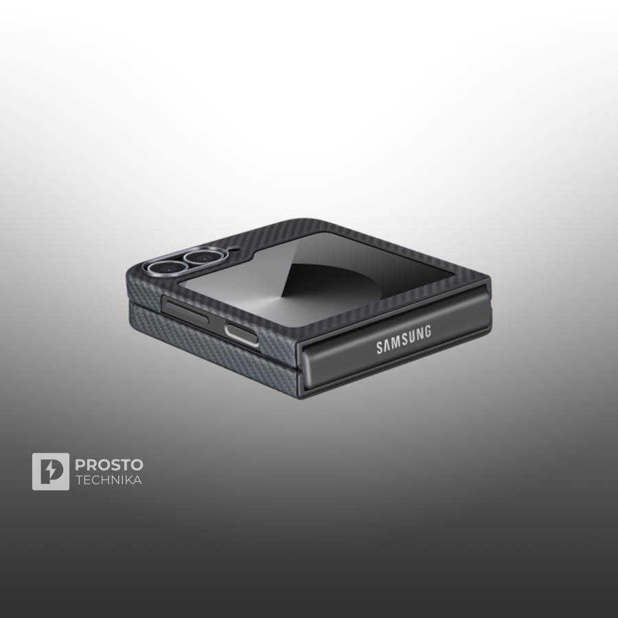 PITAKA MAGEZ CASE 5 для SAMSUNG Z FLIP 6 - BLACK/GRAY