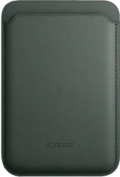 Магнитный кошелек K-DOO / KZDOO Leather Wallet MagSafe для Samsung / IPhone / Xiaomi , зеленый