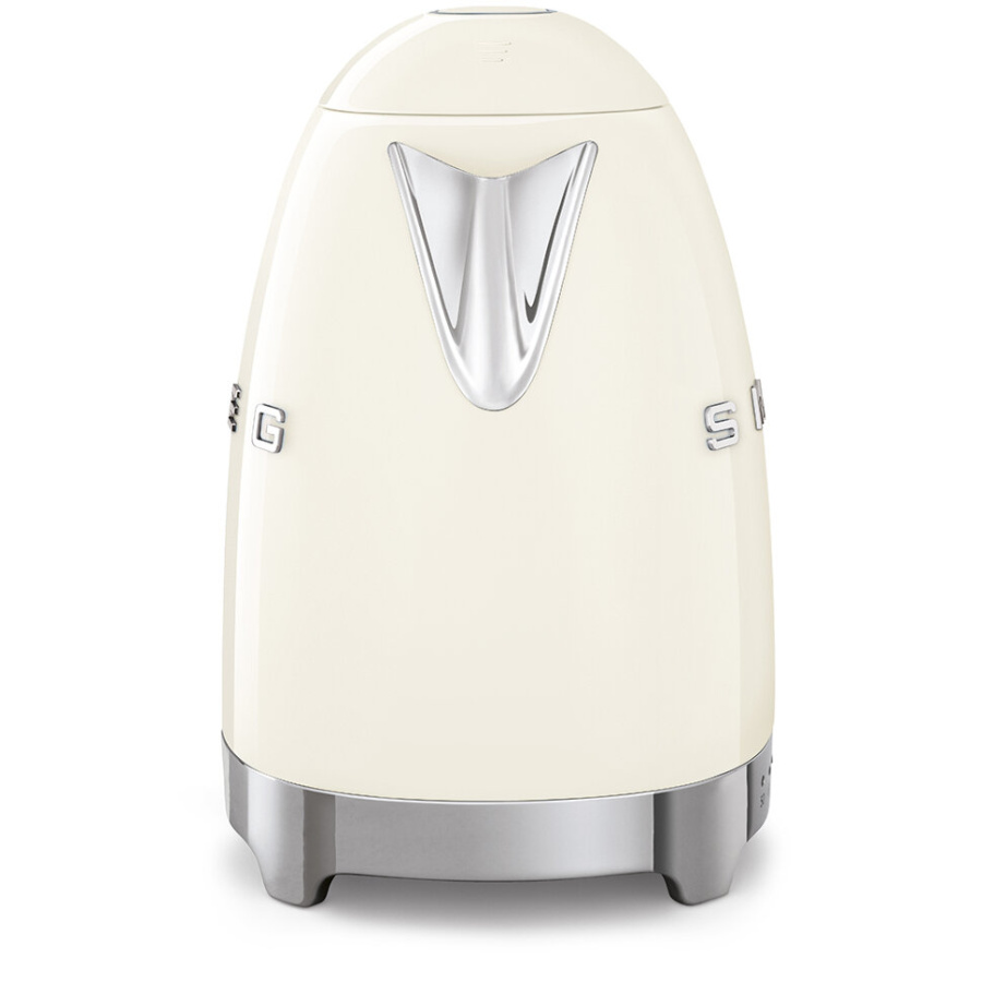 Электрический чайник SMEG KLF04CREU с регулировкой температуры 1,7 л, 2400 Вт, кремовый глянцевый