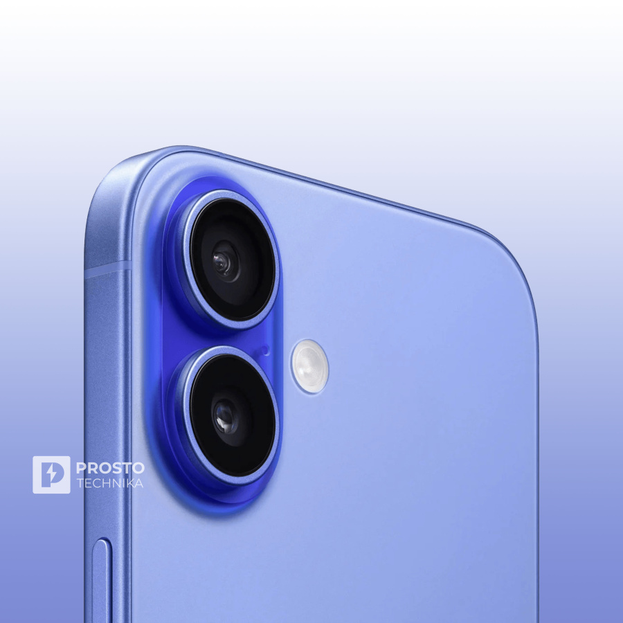 Смартфон Apple iPhone 16 128 ГБ, Dual: nano SIM + eSIM, синий