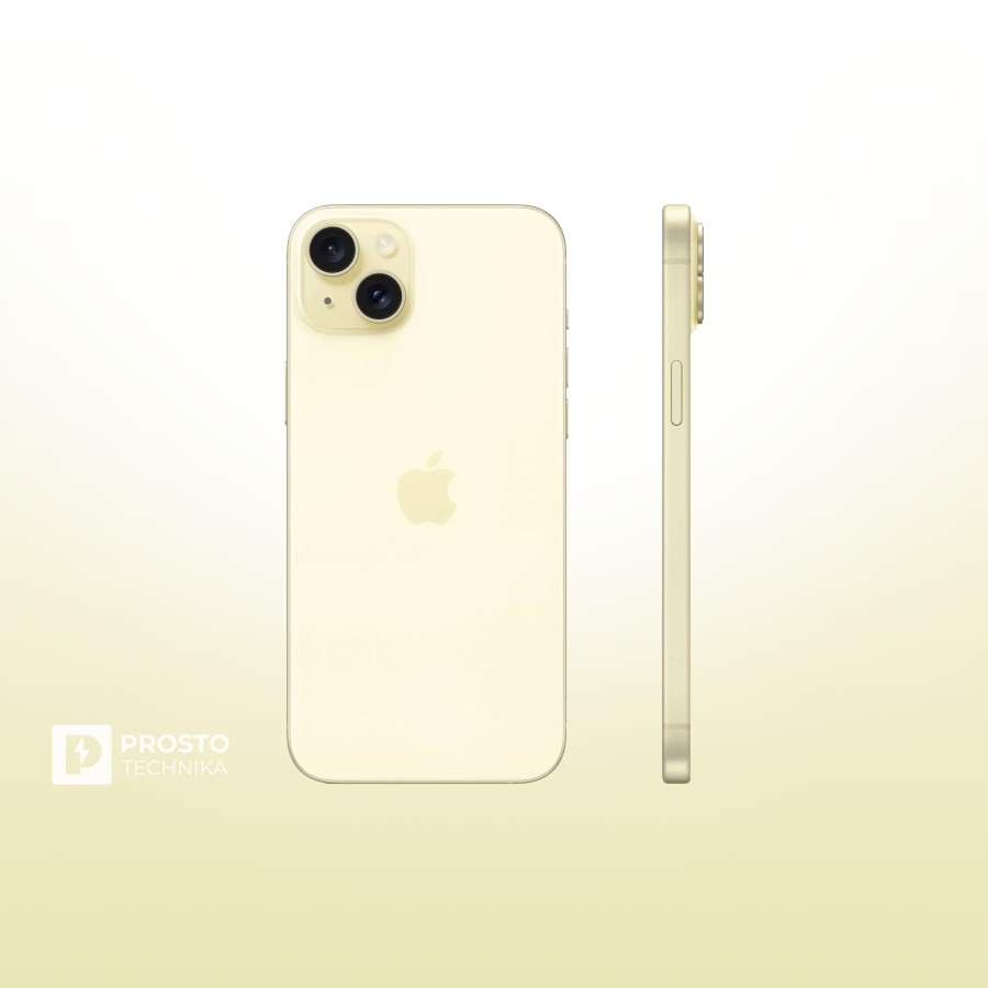 iPhone 15 Plus 256 ГБ желтый
