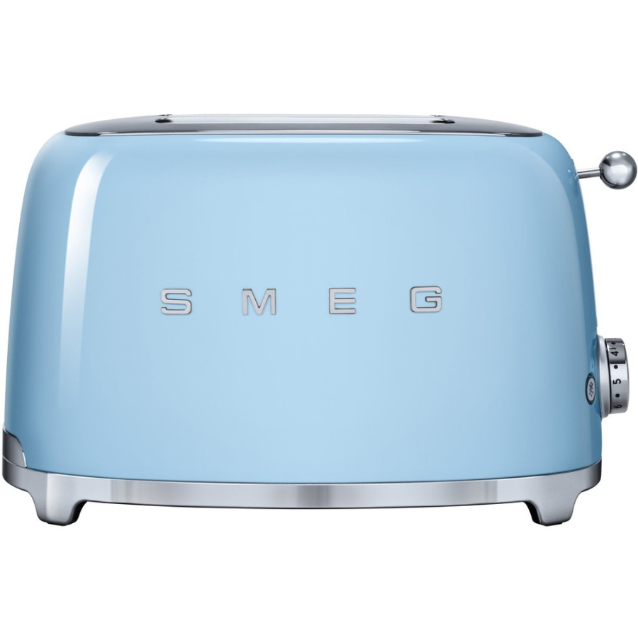 Тостер на 2 ломтика, Голубой Smeg TSF01PBEU