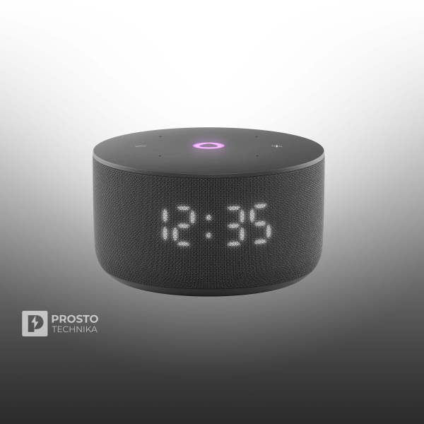 Яндекс Станция Мини 3 (с часами) черная