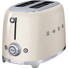 Тостер SMEG TSF01CREU кремовый глянцевый; подогрев, размораживание, багель; 6 уровней поджаривания; съемный поддон для крошек.