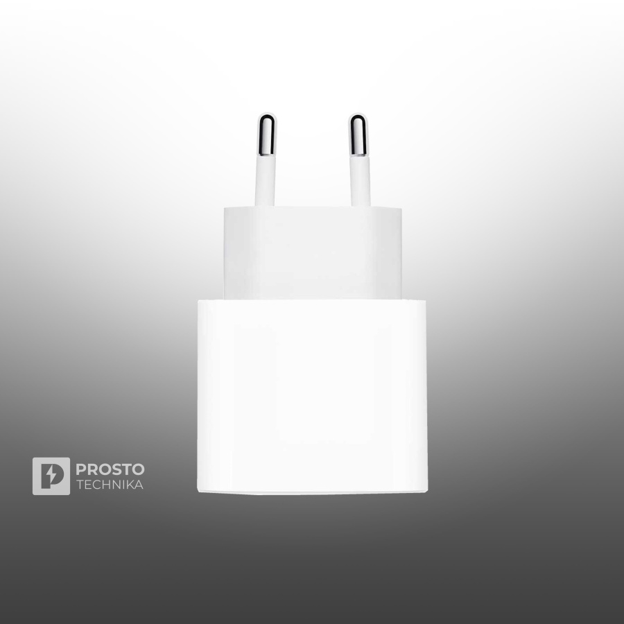 Сетевое зарядное устройство Apple 20 W  белый
