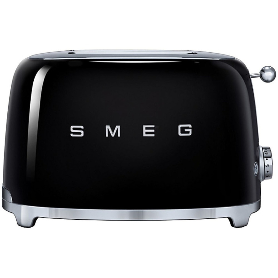 Тостер на 2 ломтика, Чёрный Smeg TSF01BLEU