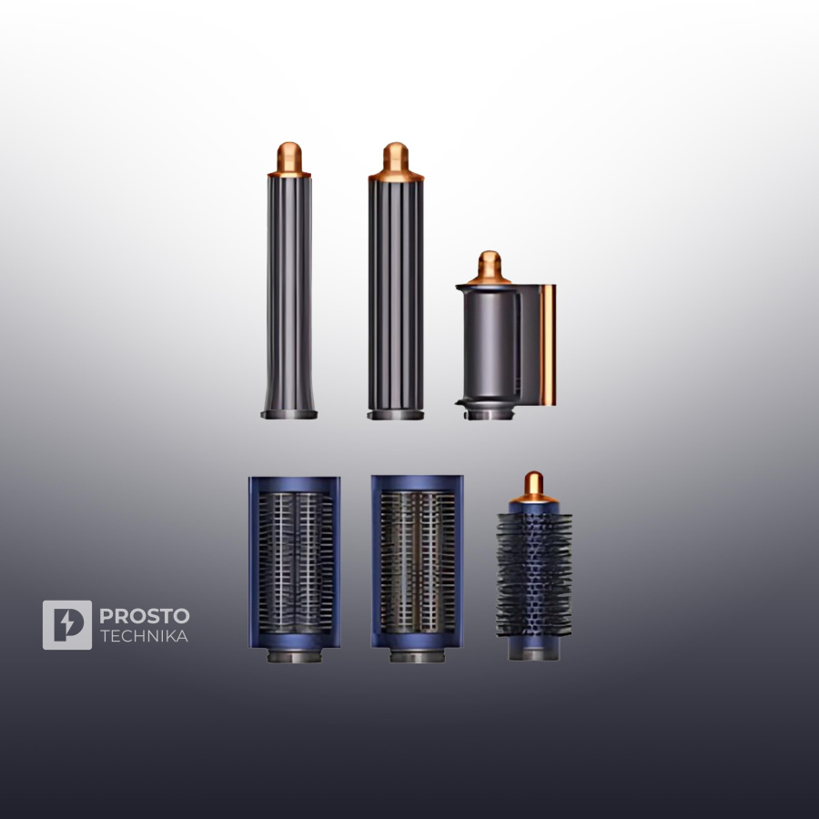 Фен-стайлер Dyson Airwrap Complete Long HS05, Prussian Blue/Bright Copper