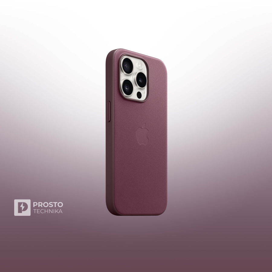 iPhone 15 Pro FineWoven Case with MagSafe - Mulberry