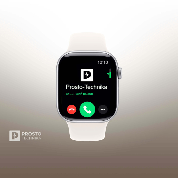 Apple Watch S11 42mm Silver Sport Band Starlight S/M