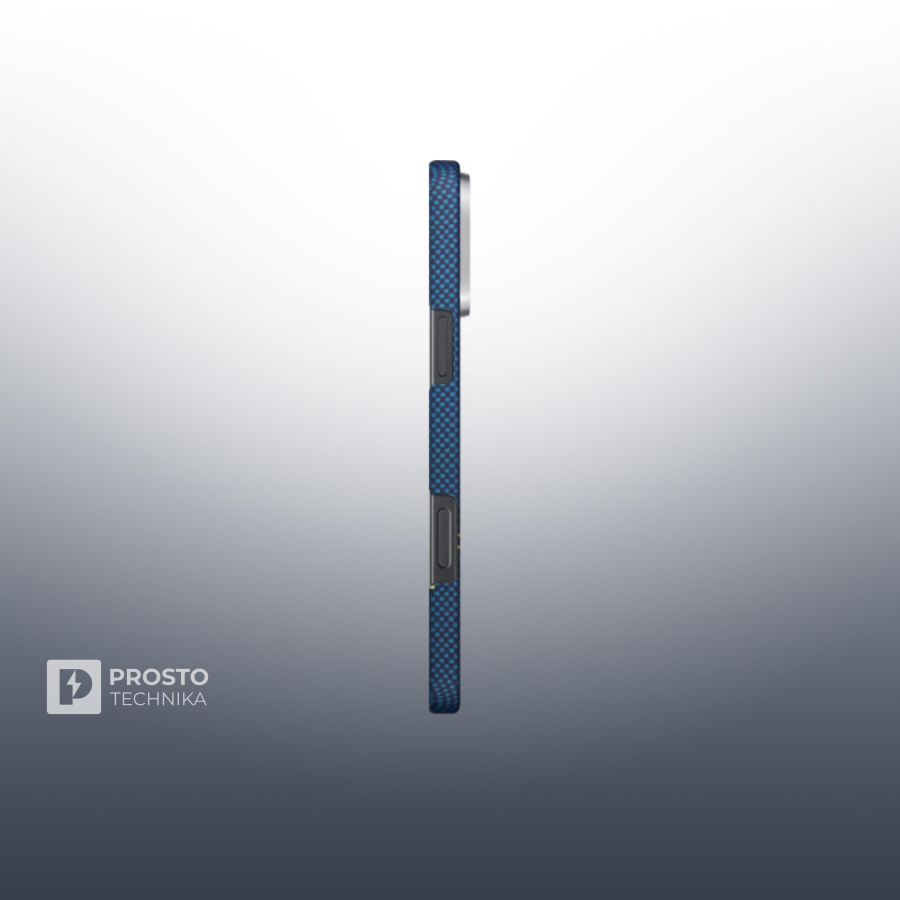 Чехол Pitaka Tactile Woven Ultra Slim Case For iPhone 16 Pro - Milky way galaxy