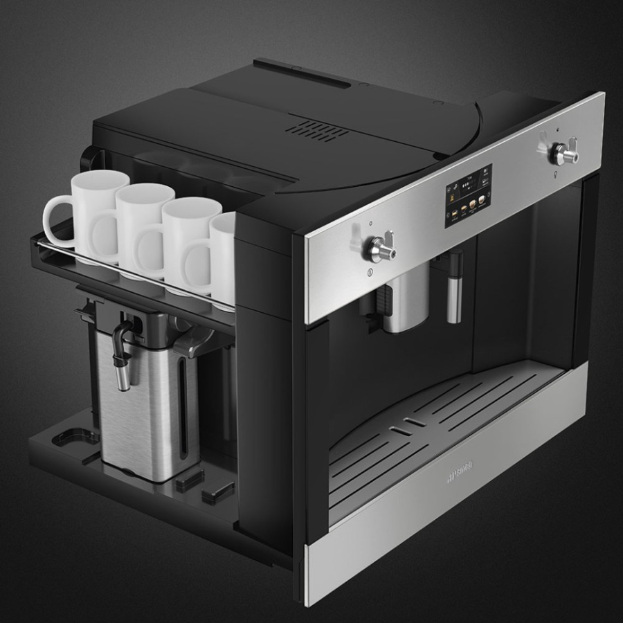 Встраиваемая кофемашина SMEG CMS4303XRU нержавеющая сталь